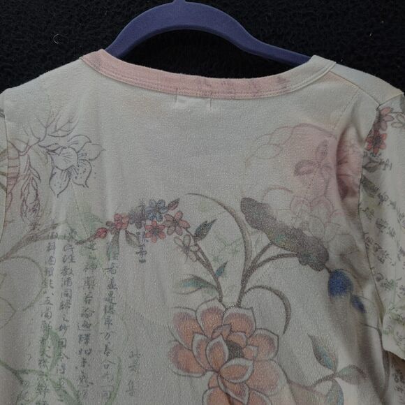 One World Womens Blouse Multi-Color Size Large Polyester Blend Long Sleeve - Picture 12 of 12